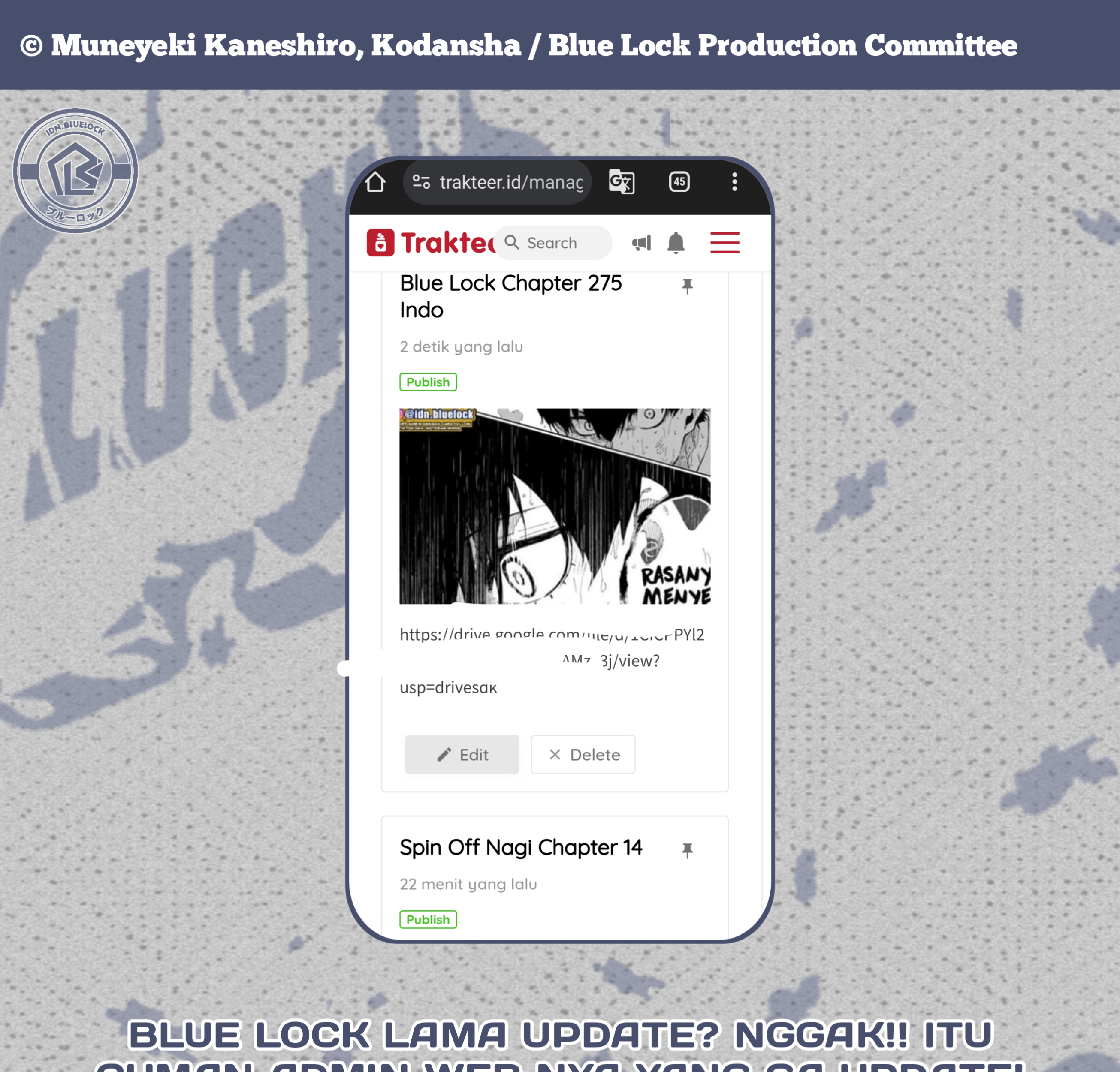 Blue Lock Chapter 274 Gambar 23