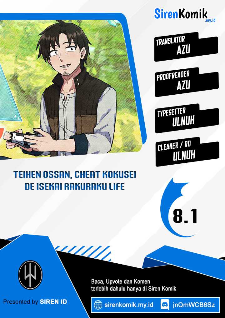 Komik Teihen Ossan, Cheat Kokusei de Isekai Rakuraku Life Chapter 08.1 gambar nomor 1