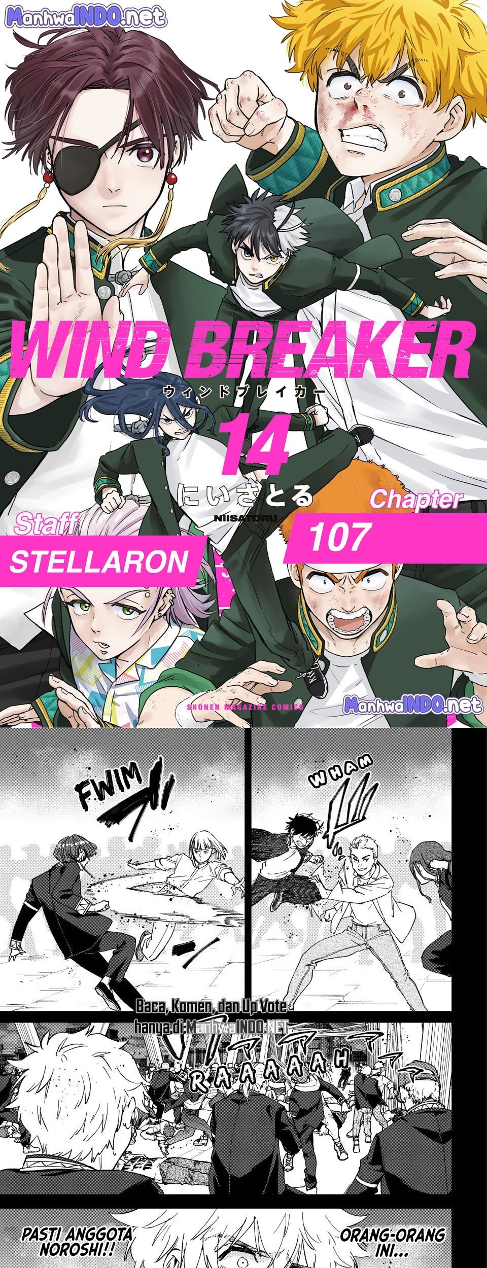 Komik Wind Breaker (NII Satoru) Chapter 107 gambar nomor 1