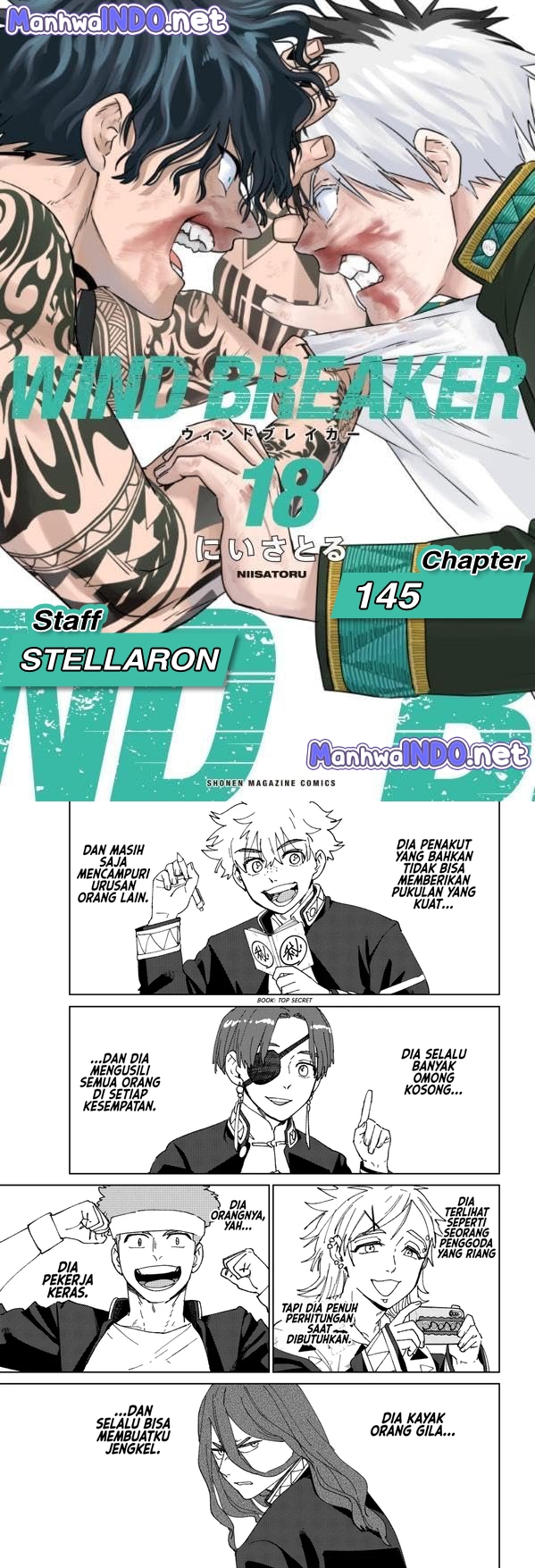 Komik Wind Breaker (NII Satoru) Chapter 145 gambar nomor 1