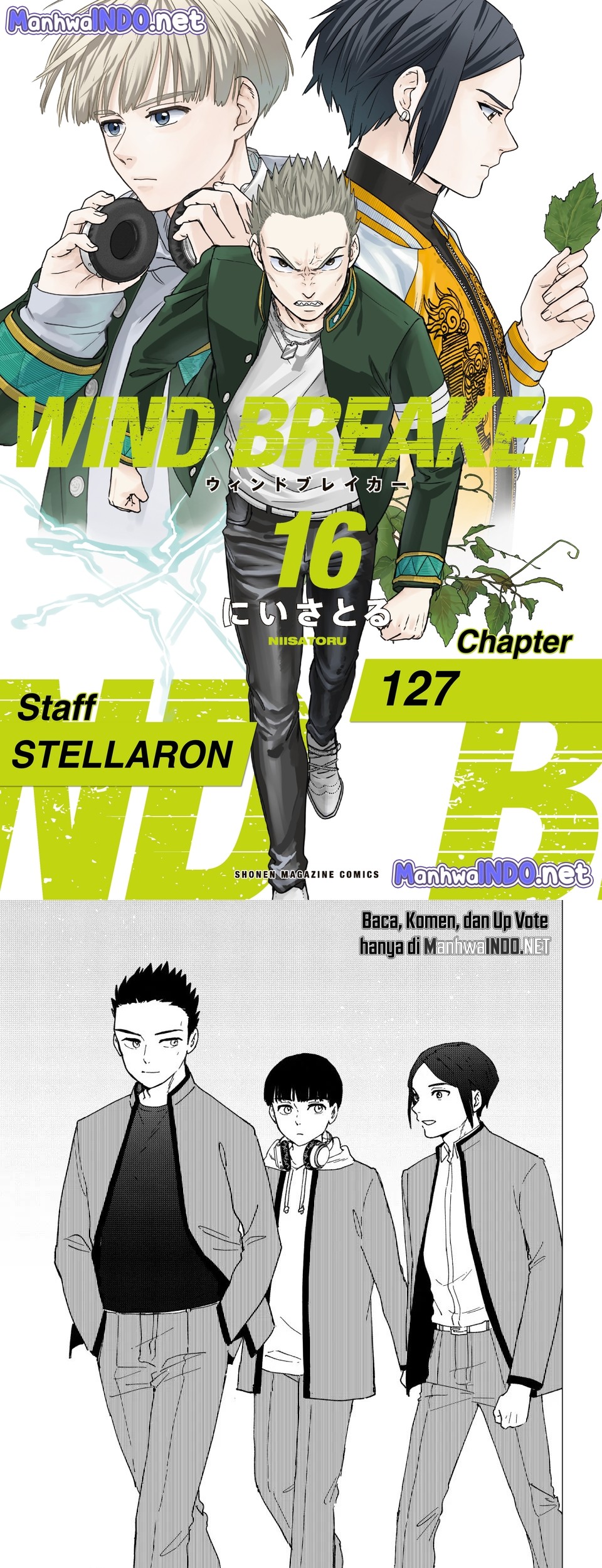 Komik Wind Breaker (NII Satoru) Chapter 127 gambar nomor 1