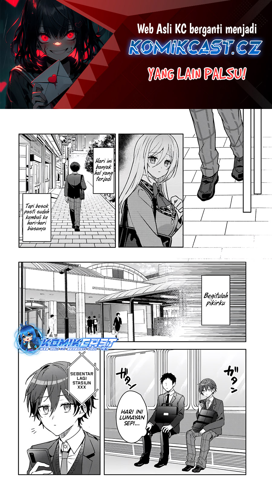 Manga Takou no Hiki wo Tasuketara, Otomodachi kara Hajimeru Koto ni narimashita (After Helping “Ice Princess” from Another School, I Decided to Start As a Friend) Chapter 01.2 gambar nomor 2