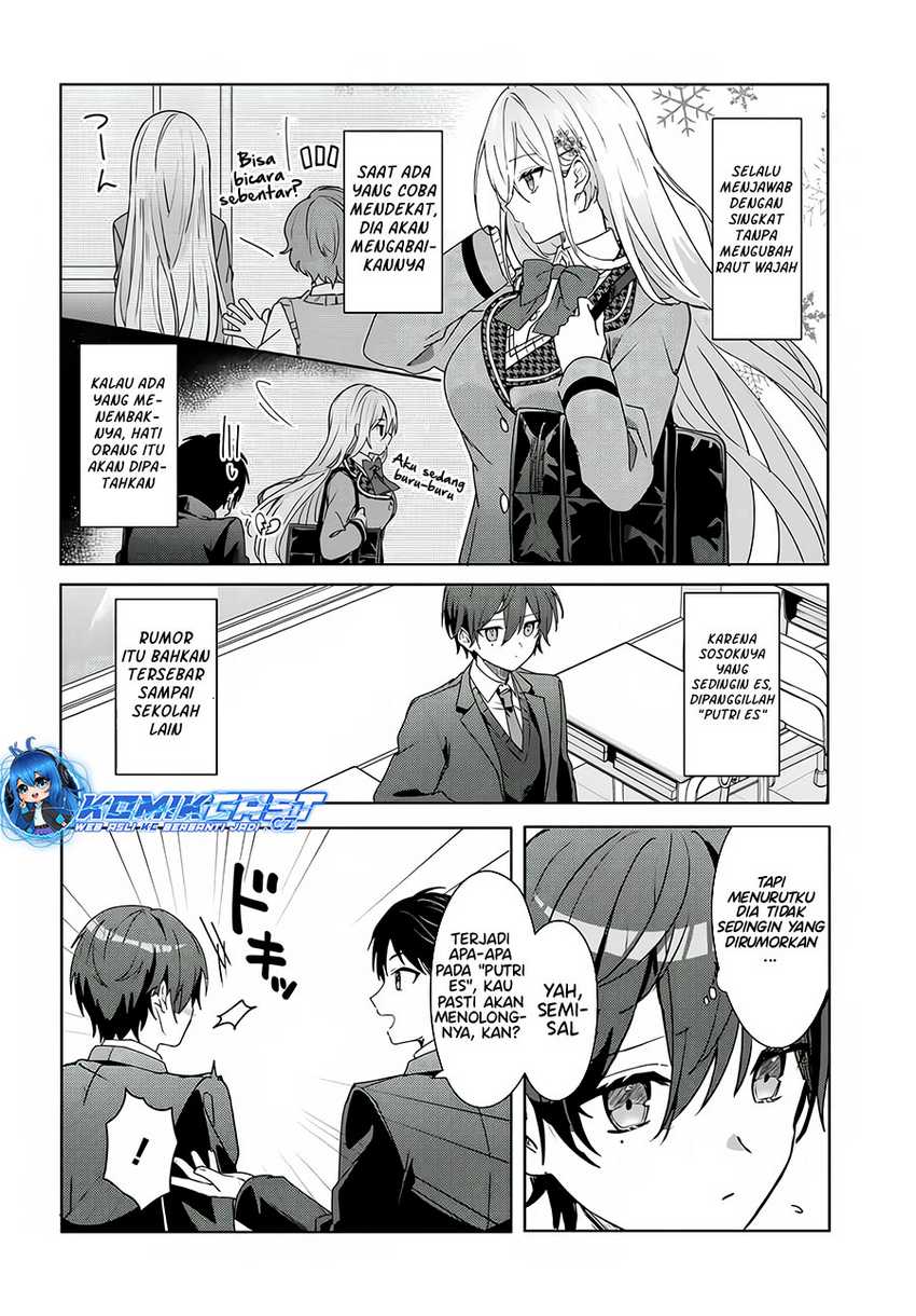 Takou no Hiki wo Tasuketara, Otomodachi kara Hajimeru Koto ni narimashita (After Helping “Ice Princess” from Another School, I Decided to Start As a Friend) Chapter 01.1 Gambar 14