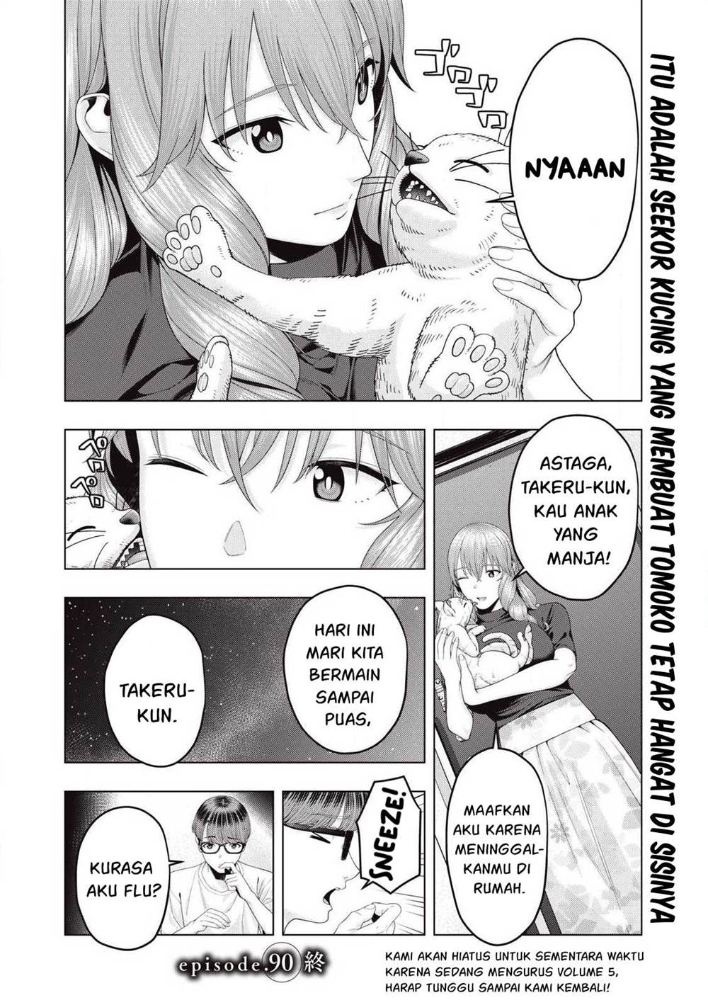 Kanojo no Tomodachi Chapter 90 Gambar 9