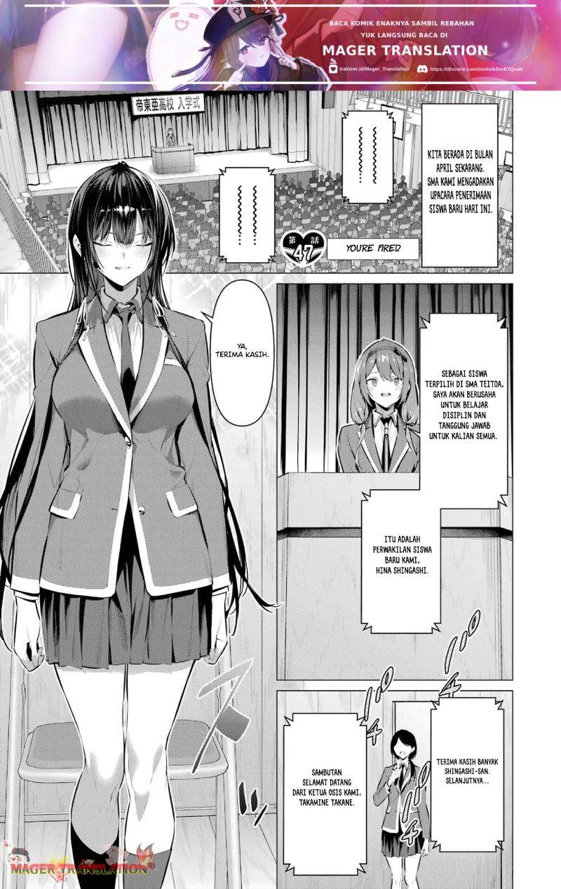 Haite Kudasai Takamine-san Chapter 47 Gambar 3