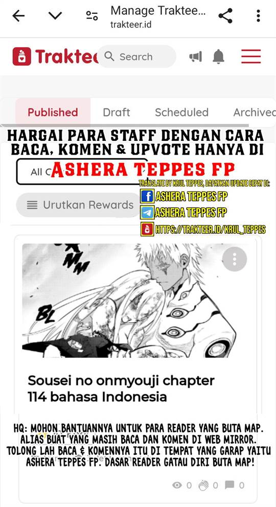 Sousei no Onmyouji Chapter 112.2 Gambar 26