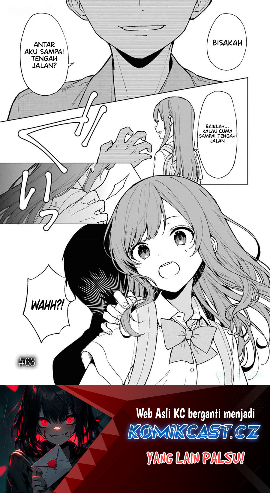 Manga Chikan Saresou ni Natteiru S-kyuu Bishoujo wo Tasuketara Tonari no Seki no Osanajimi datta Chapter 63 gambar nomor 2