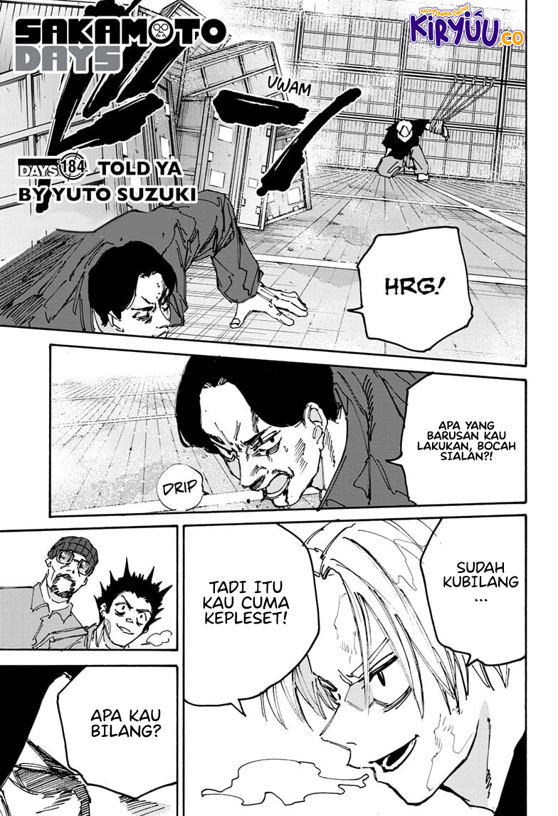 Manga Sakamoto Days Chapter 184 gambar nomor 2