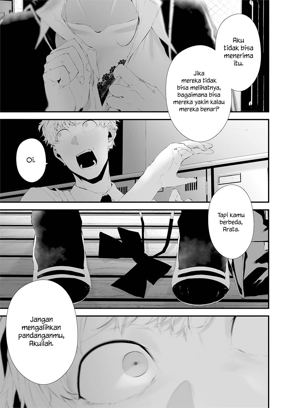 Tsurenai Hodo Aokute Azatoi Kurai ni Akai Chapter 23.5 Gambar 7