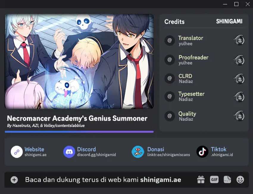Komik Necromancer Academy’s Genius Summoner Chapter 136 gambar nomor 1