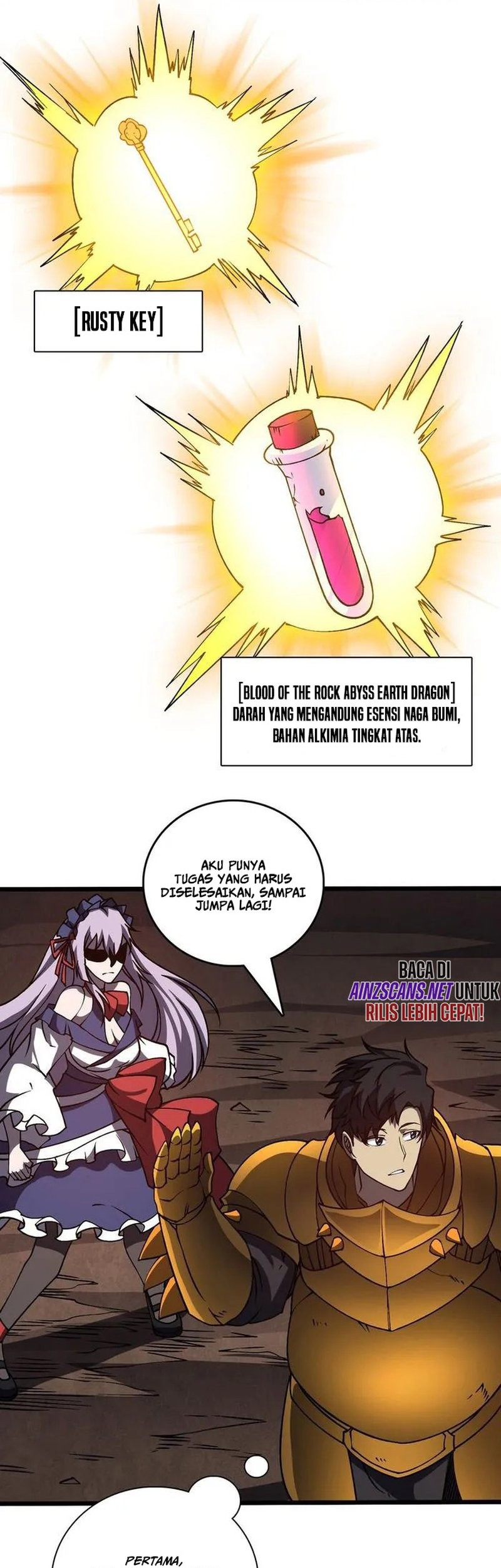 I Become Invincible Black Dragon Boss At The Start Chapter 24 Gambar 4