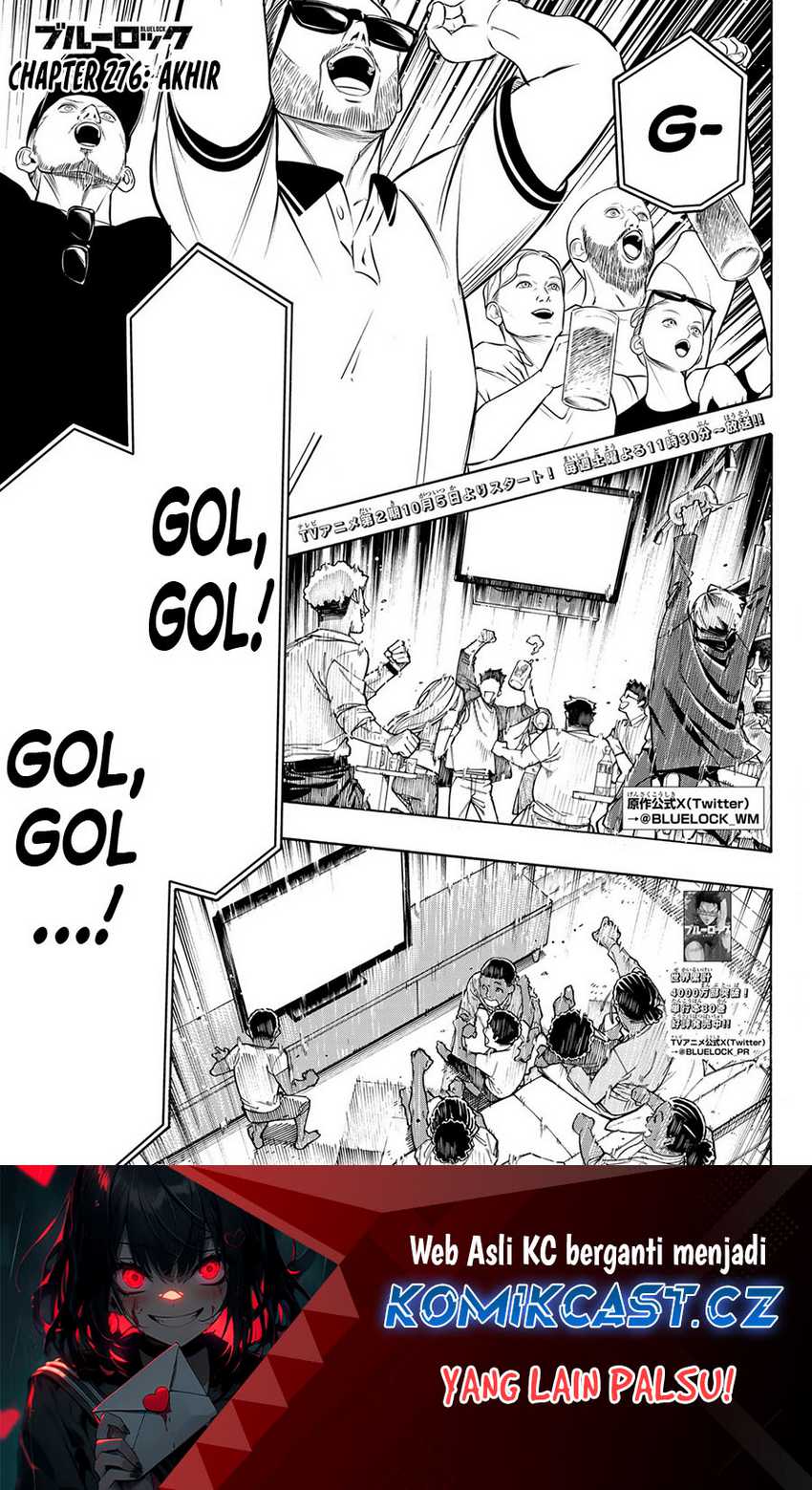 Manga Blue Lock Chapter 276 gambar nomor 2