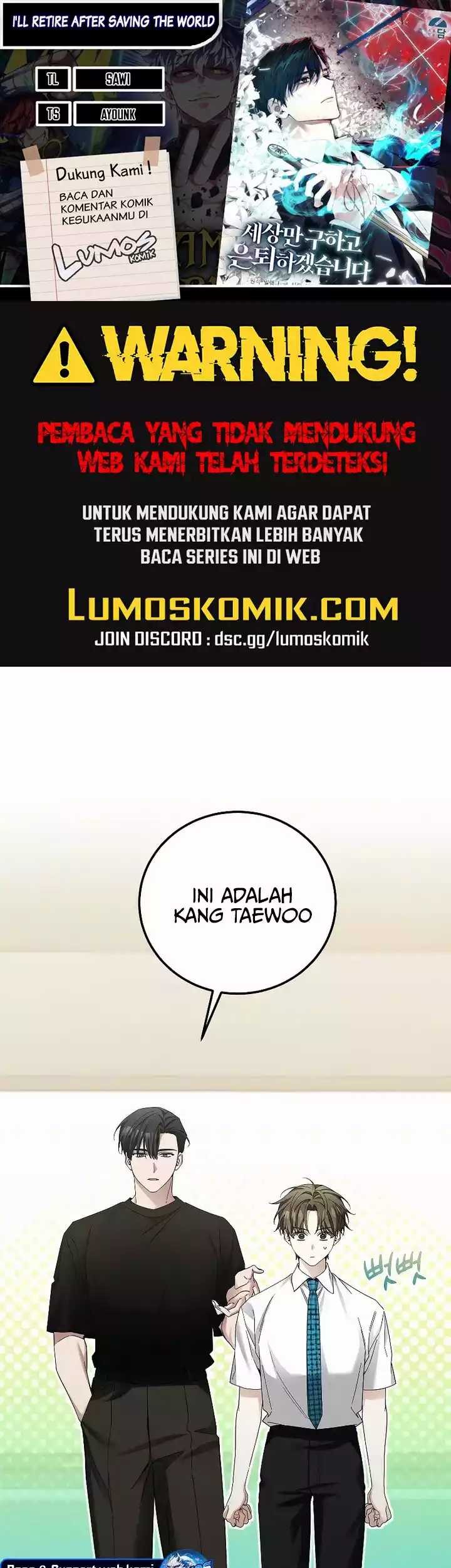Komik I’ll Retire After Saving the World Chapter 34 gambar nomor 1