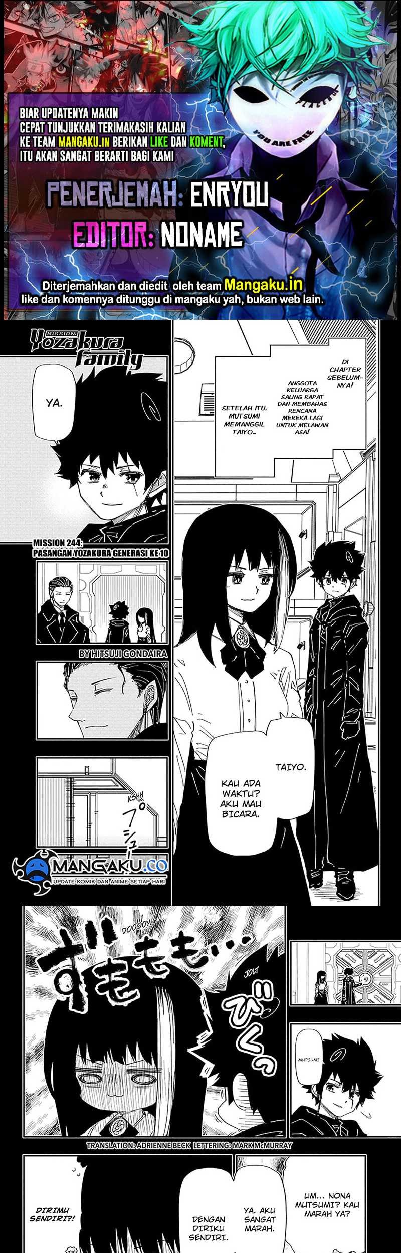 Komik Mission: Yozakura Family Chapter 244 gambar nomor 1