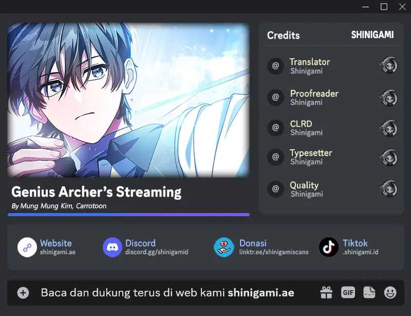 Komik Genius Archer’s Streaming Chapter 45 gambar nomor 1