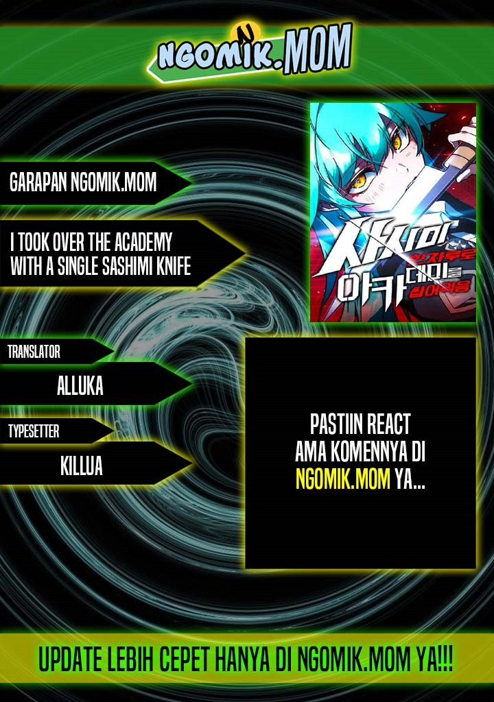 Komik I Took over The Academy With a Single Sashimi Knife Chapter 09 gambar nomor 1