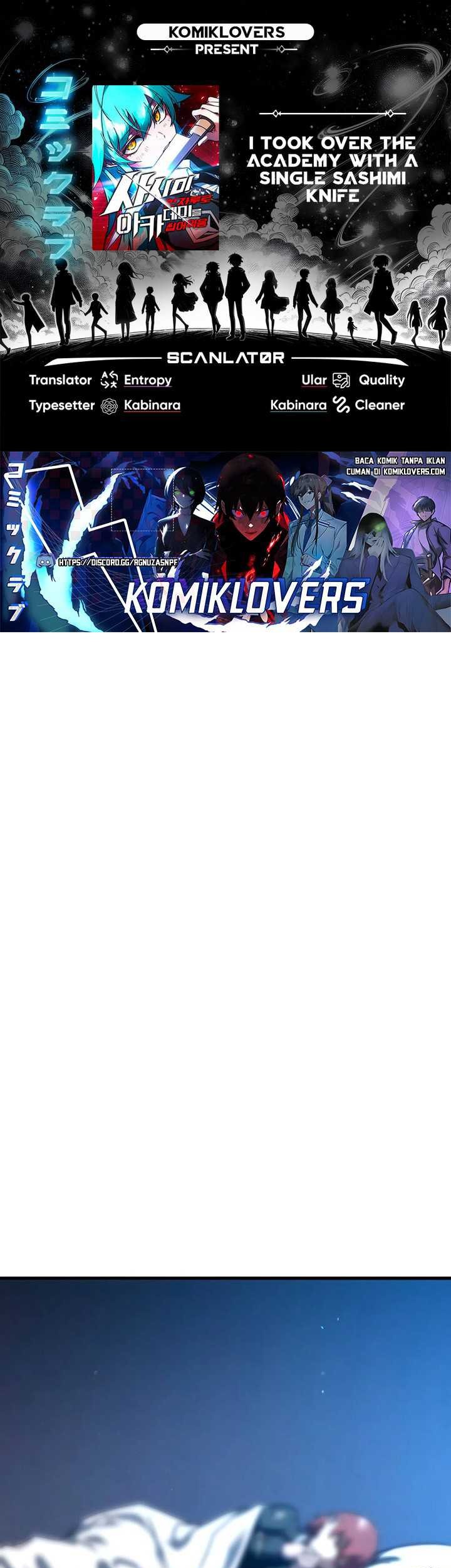 Komik I Took over The Academy With a Single Sashimi Knife Chapter 07 gambar nomor 1