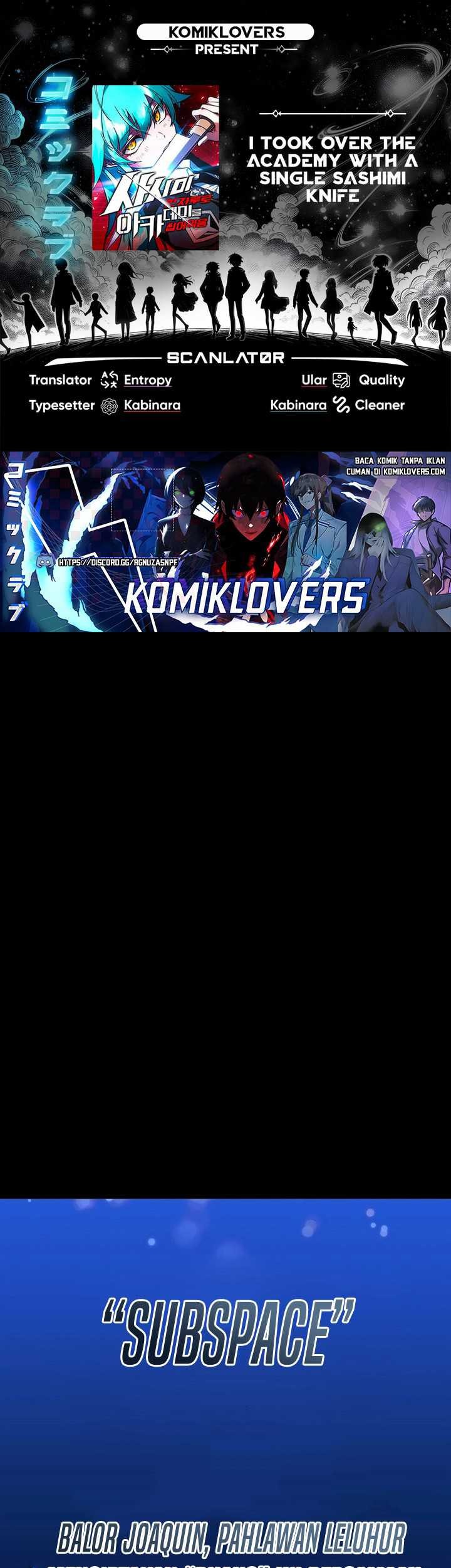 Komik I Took over The Academy With a Single Sashimi Knife Chapter 02 gambar nomor 1