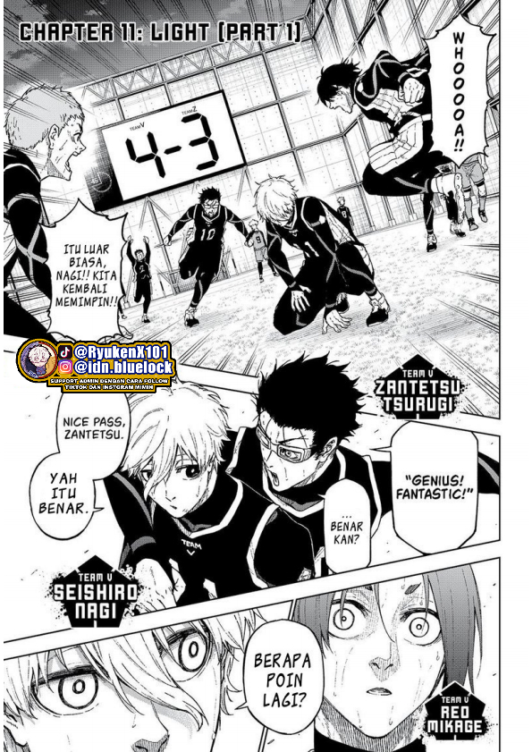 Komik Blue Lock: Episode Nagi Chapter 11 gambar nomor 1