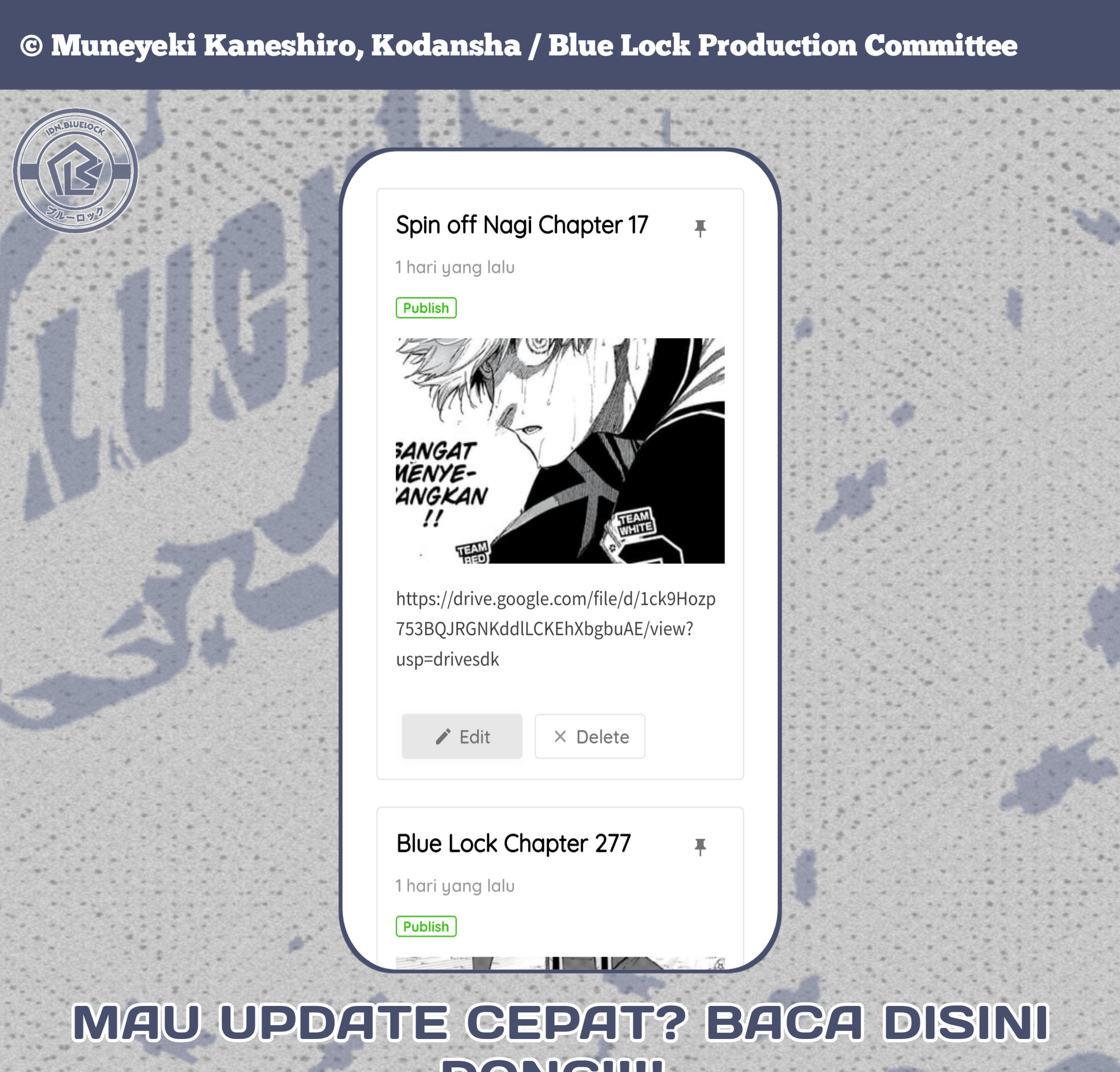 Blue Lock: Episode Nagi Chapter 10 Gambar 45