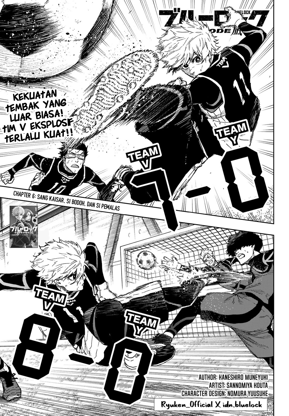 Komik Blue Lock: Episode Nagi Chapter 06 gambar nomor 1