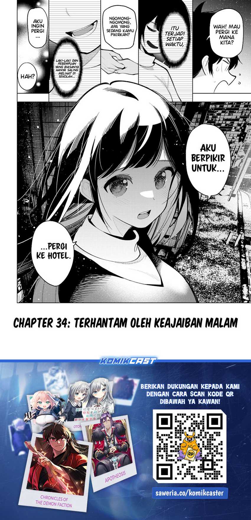 Mayonaka Heart Tune Chapter 34 Gambar 22