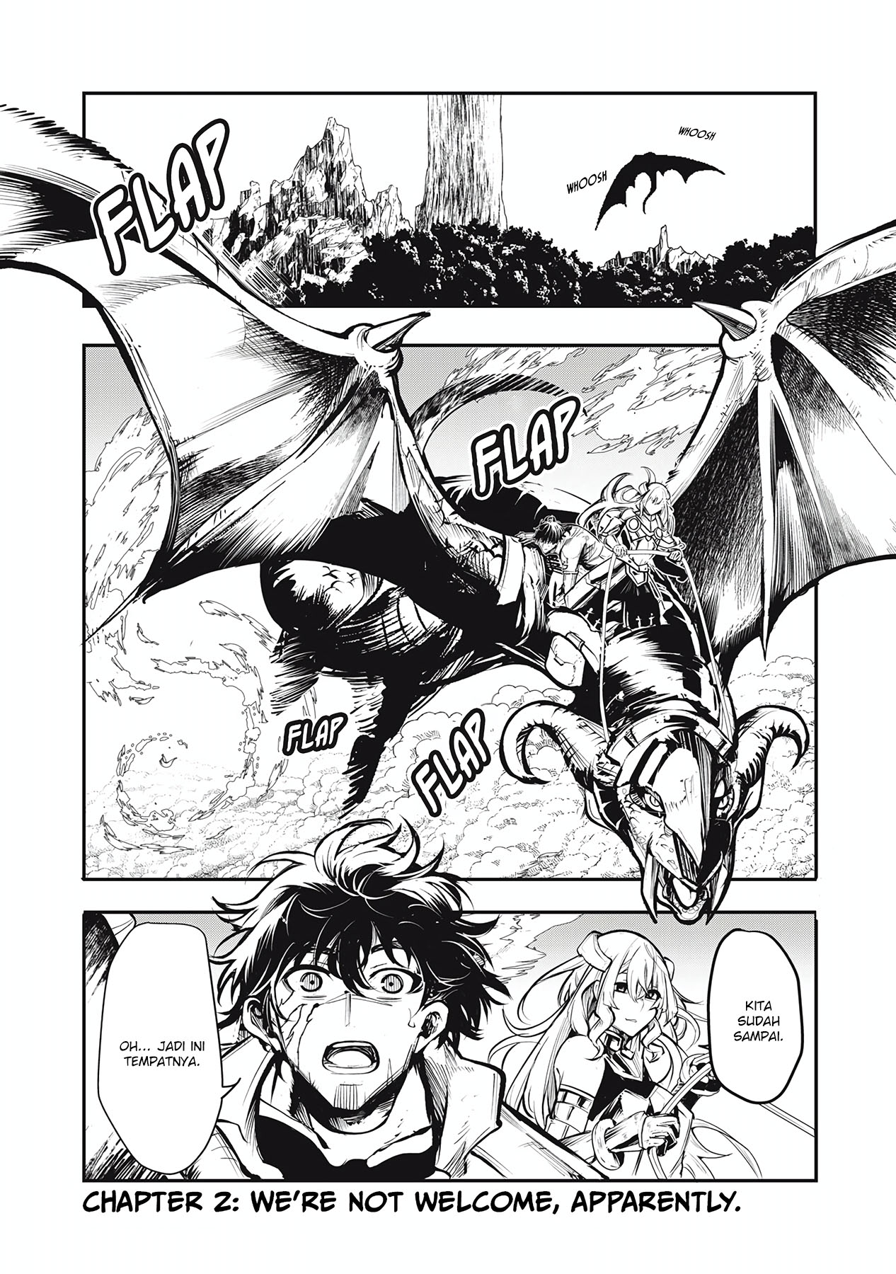 Manga Kuni wo Owareta Ryuushi-san, Hirowareta Ringoku de Ukkari Musou shite Shimau Chapter 02.1 gambar nomor 2