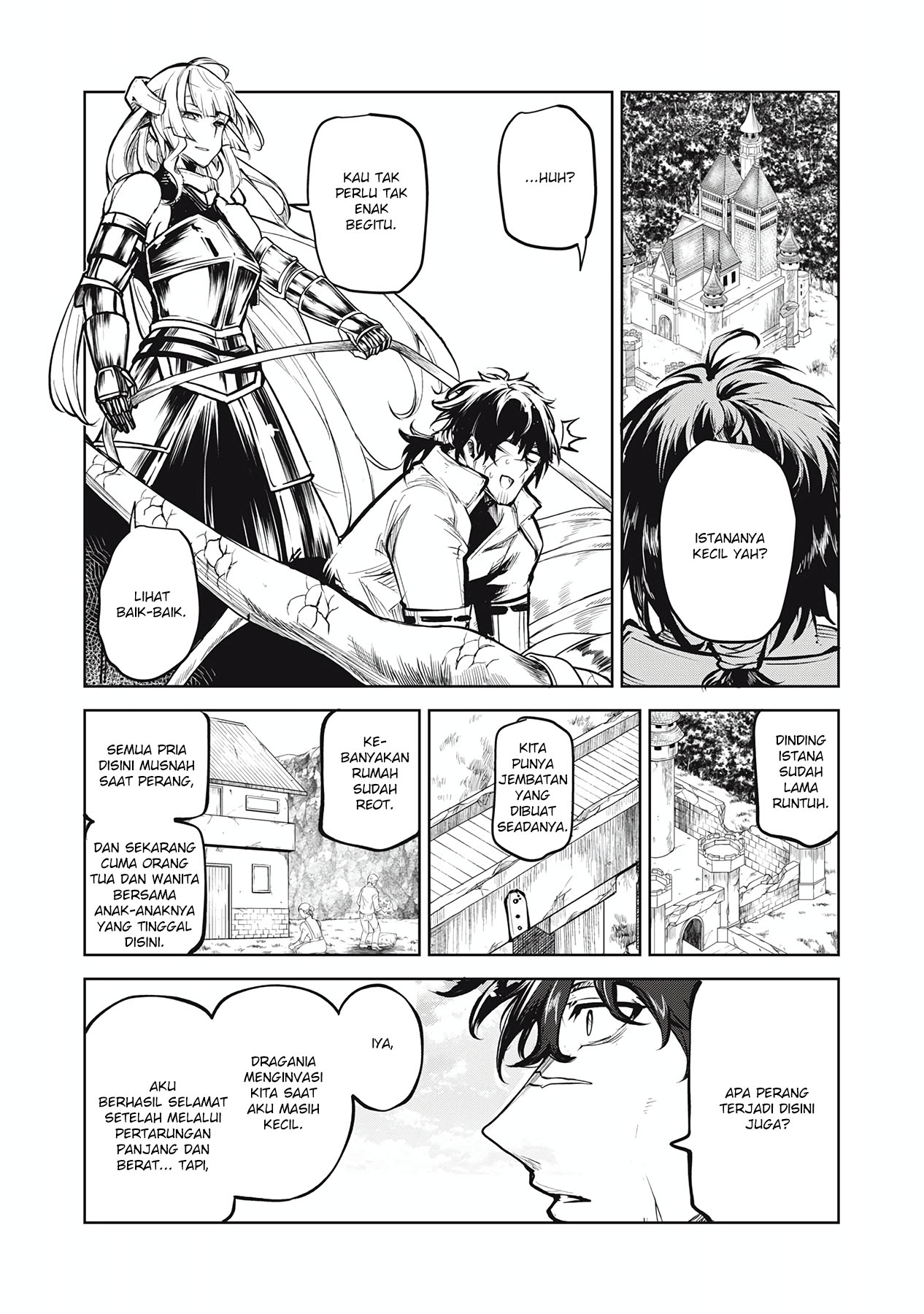 Kuni wo Owareta Ryuushi-san, Hirowareta Ringoku de Ukkari Musou shite Shimau Chapter 02.1 Gambar 5