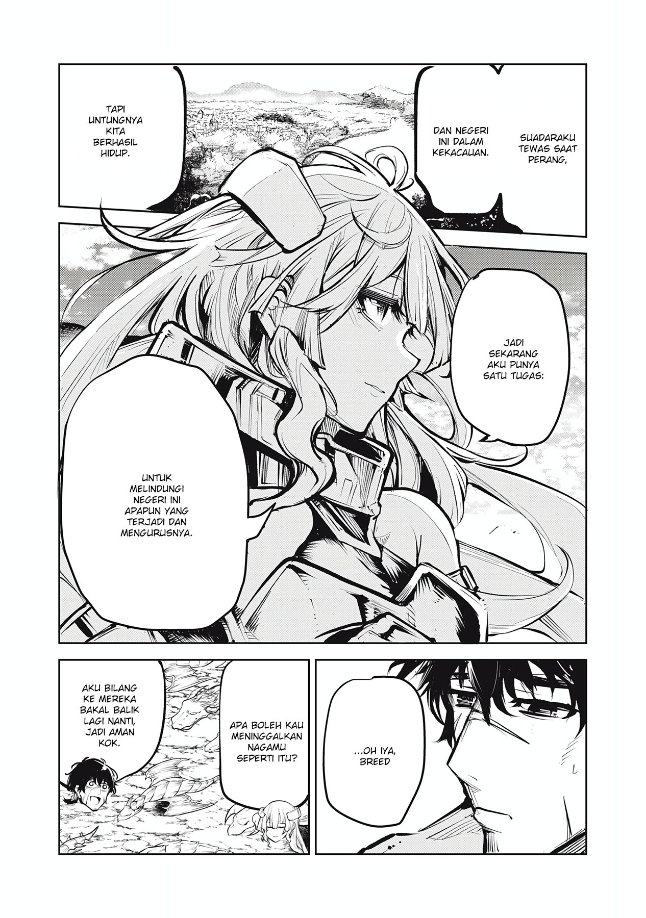 Kuni wo Owareta Ryuushi-san, Hirowareta Ringoku de Ukkari Musou shite Shimau Chapter 02.1 Gambar 6