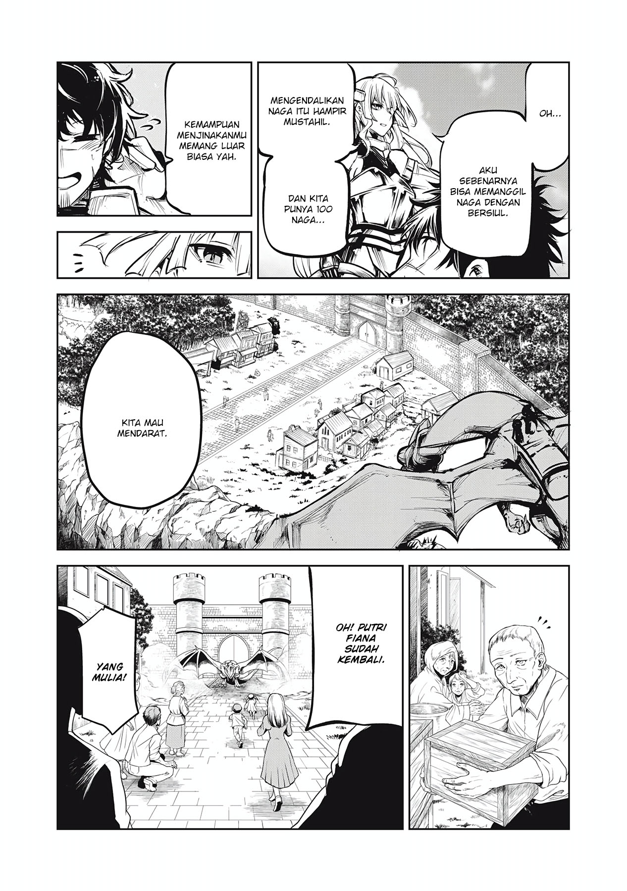 Kuni wo Owareta Ryuushi-san, Hirowareta Ringoku de Ukkari Musou shite Shimau Chapter 02.1 Gambar 7