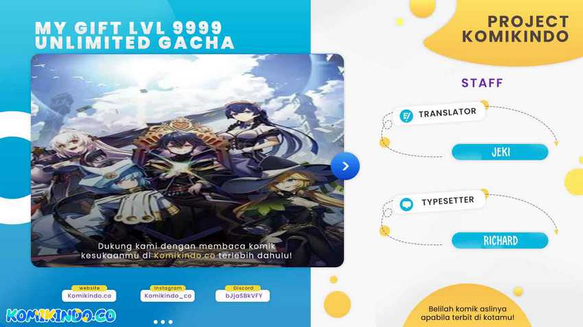 Komik My Gift LVL 9999 Unlimited Gacha Chapter 135 gambar nomor 1