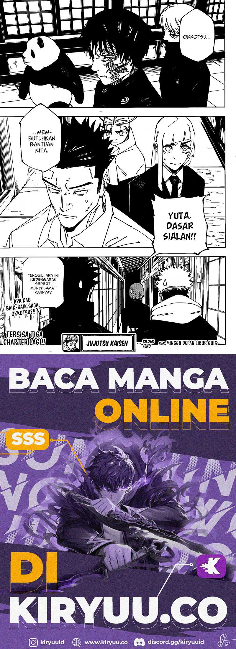 Jujutsu Kaisen Chapter 268 Gambar 20