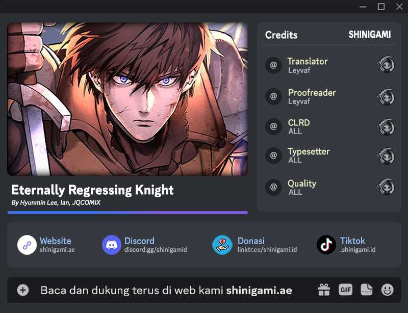 Komik Eternally Regressing Knight Chapter 21 gambar nomor 1