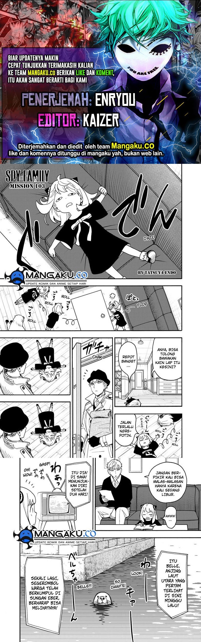Komik Spy X Family Chapter 103 gambar nomor 1