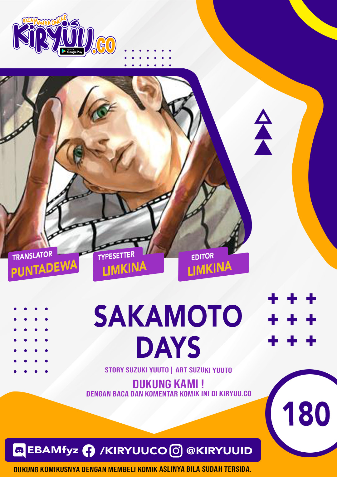 Komik Sakamoto Days Chapter 180 gambar nomor 1