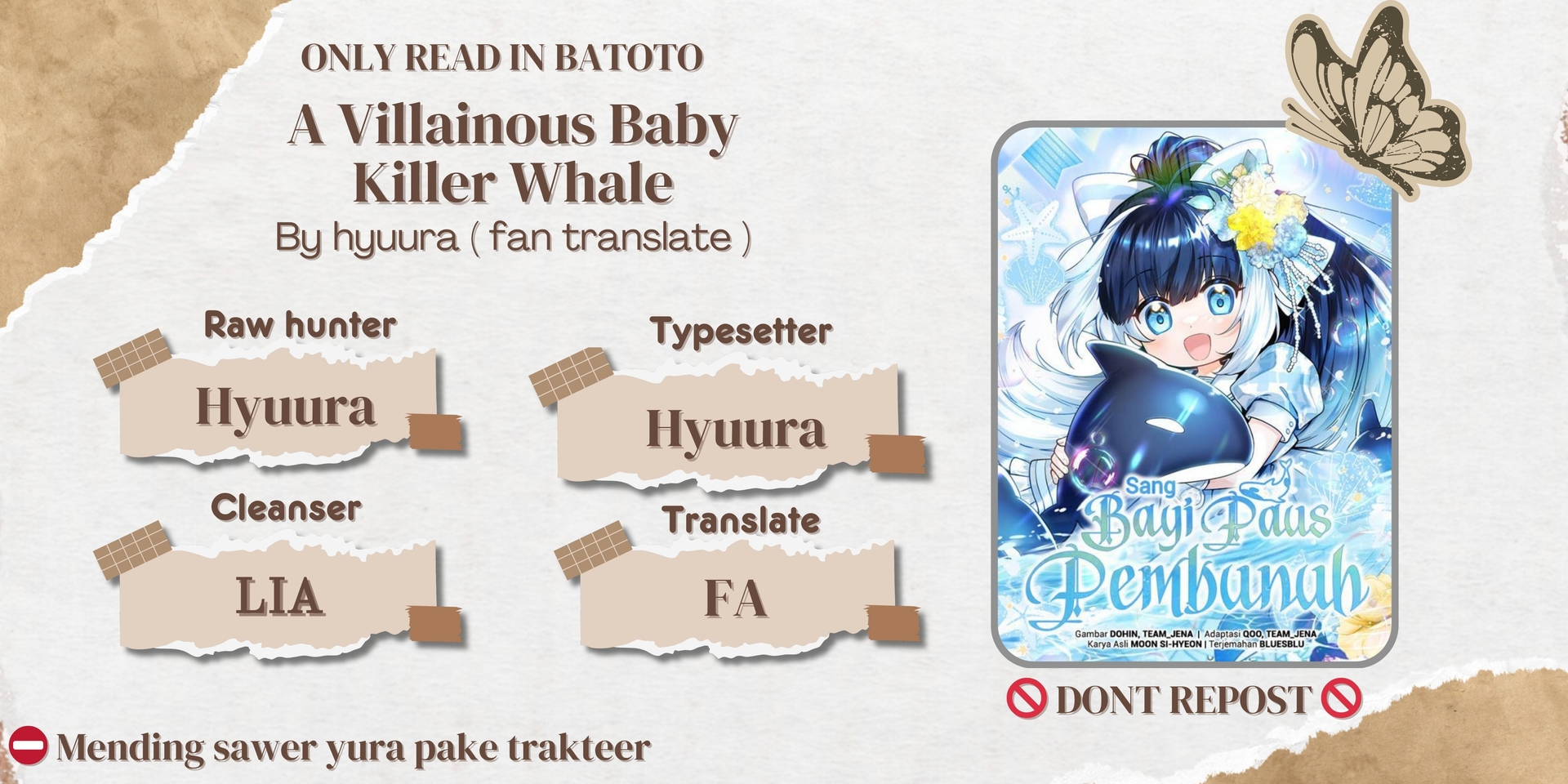 Komik Black Killer Whale Baby Chapter 31 gambar nomor 1