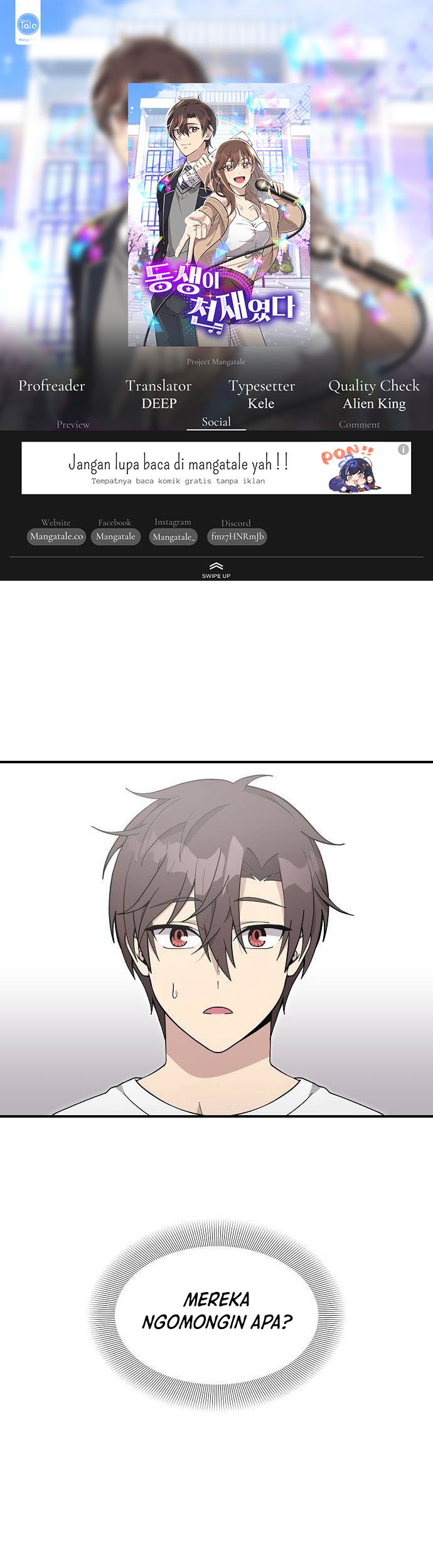 Komik My Younger Sister Was a Genius Chapter 28 gambar nomor 1