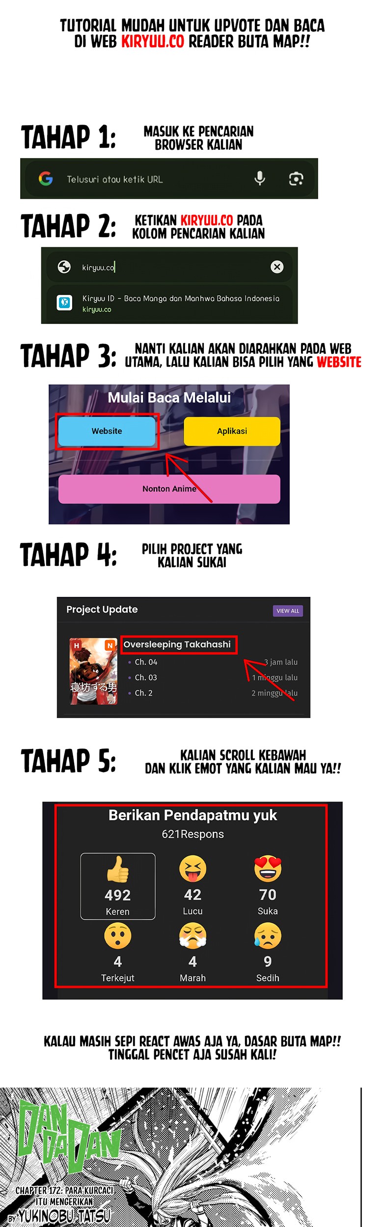 Manga DANDADAN Chapter 172 gambar nomor 2