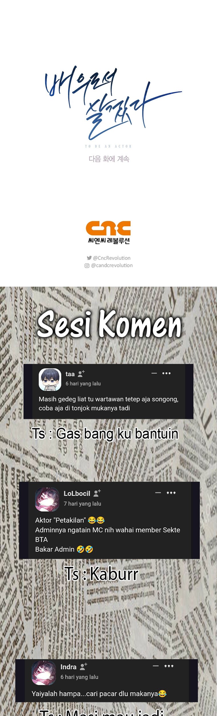 Be the Actor Chapter 107 Gambar 70