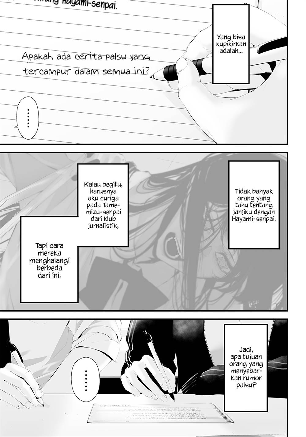 Tsurenai Hodo Aokute Azatoi Kurai ni Akai Chapter 35 Gambar 11