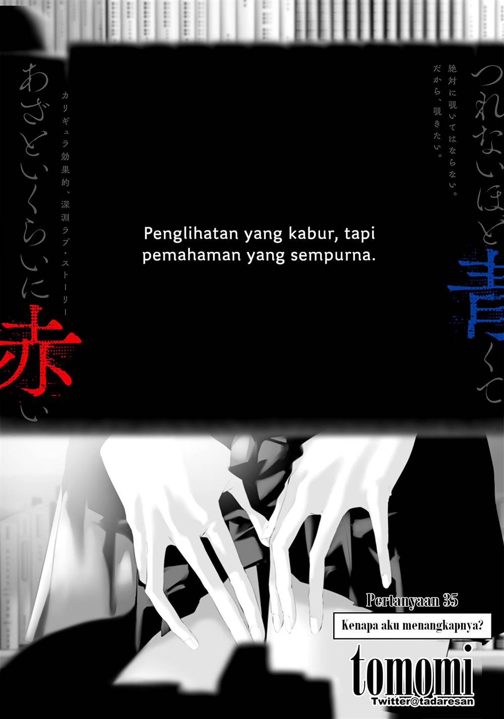 Tsurenai Hodo Aokute Azatoi Kurai ni Akai Chapter 35 Gambar 4