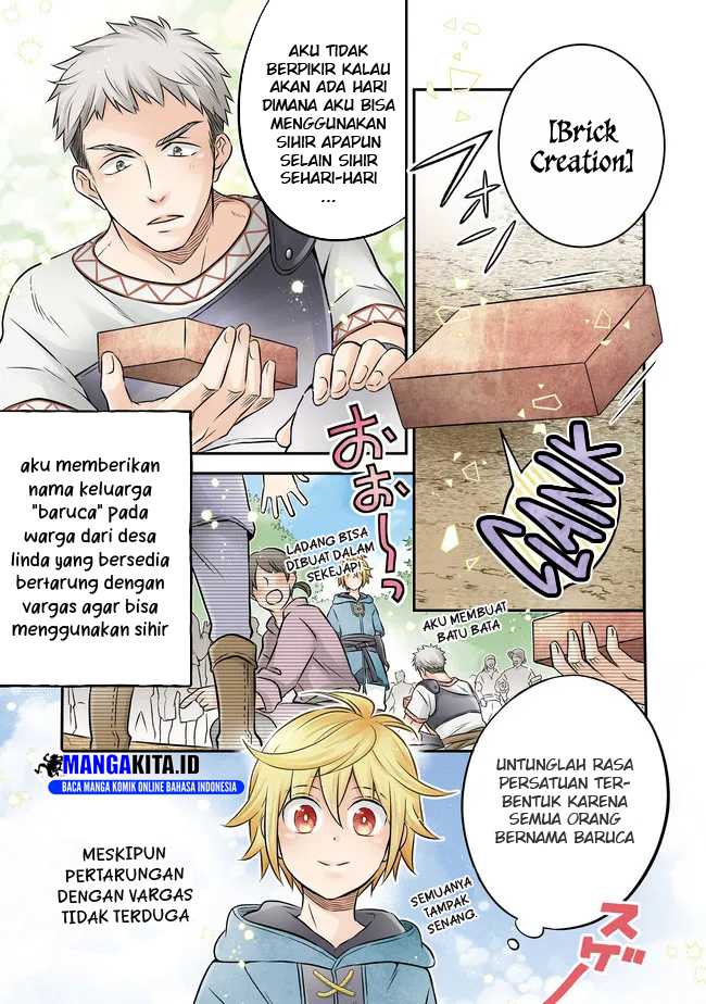 Manga Isekai no Binbou Nouka ni Tensei Shitanode, Renga o Tsukutte Shiro o Tateru Koto ni Shimashita Chapter 13.1 gambar nomor 2
