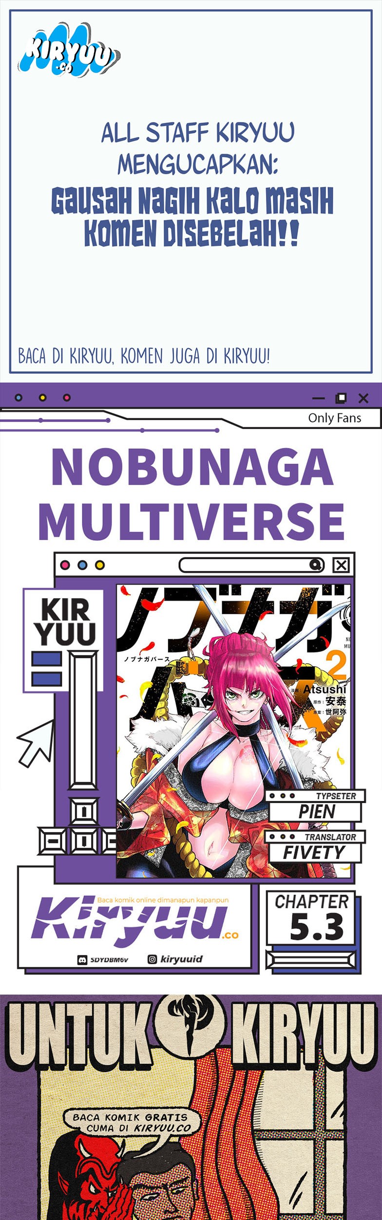 Komik Nobunaga Multiverse Chapter 05.3 gambar nomor 1