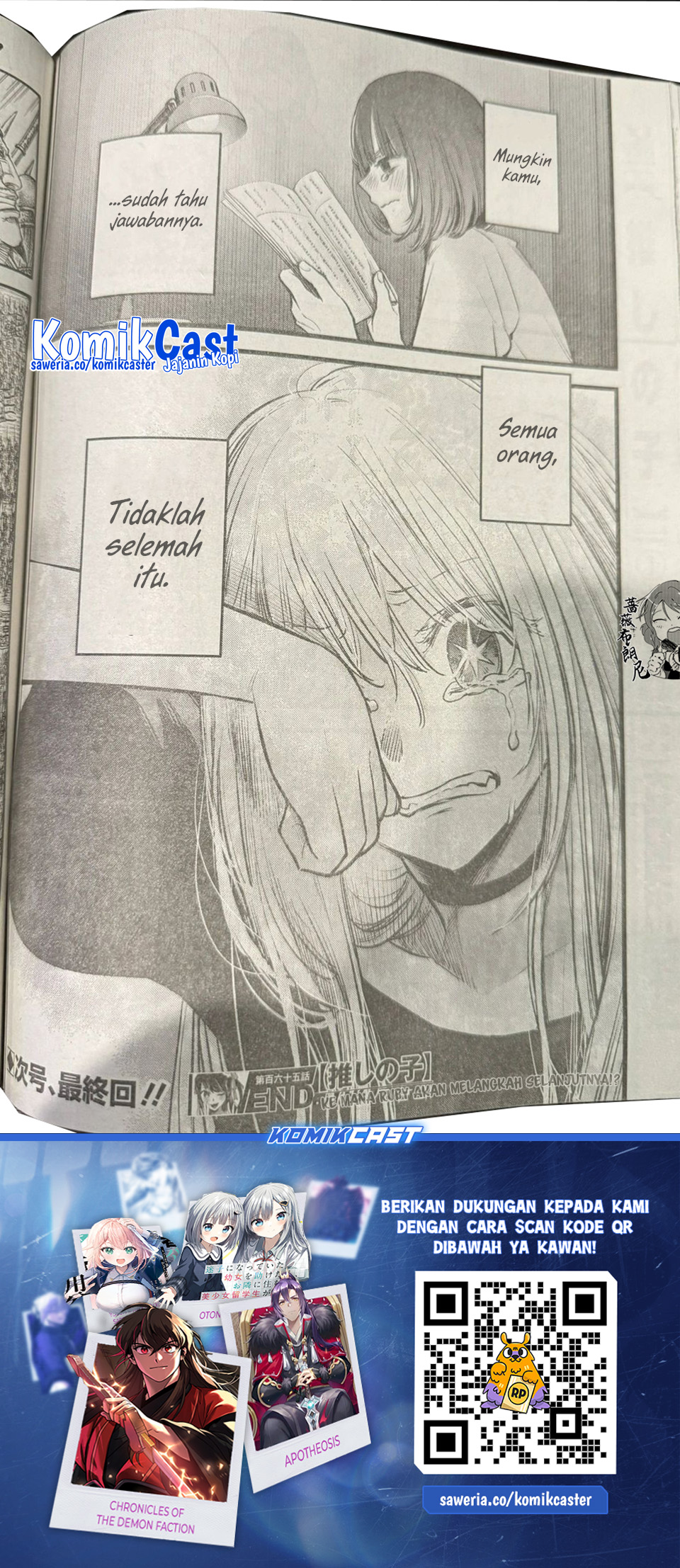 Oshi no Ko Chapter 165 Gambar 19