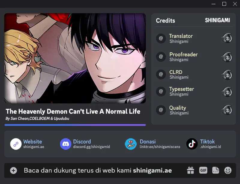 Komik The Heavenly Demon Can’t Live a Normal Life Chapter 131 gambar nomor 1