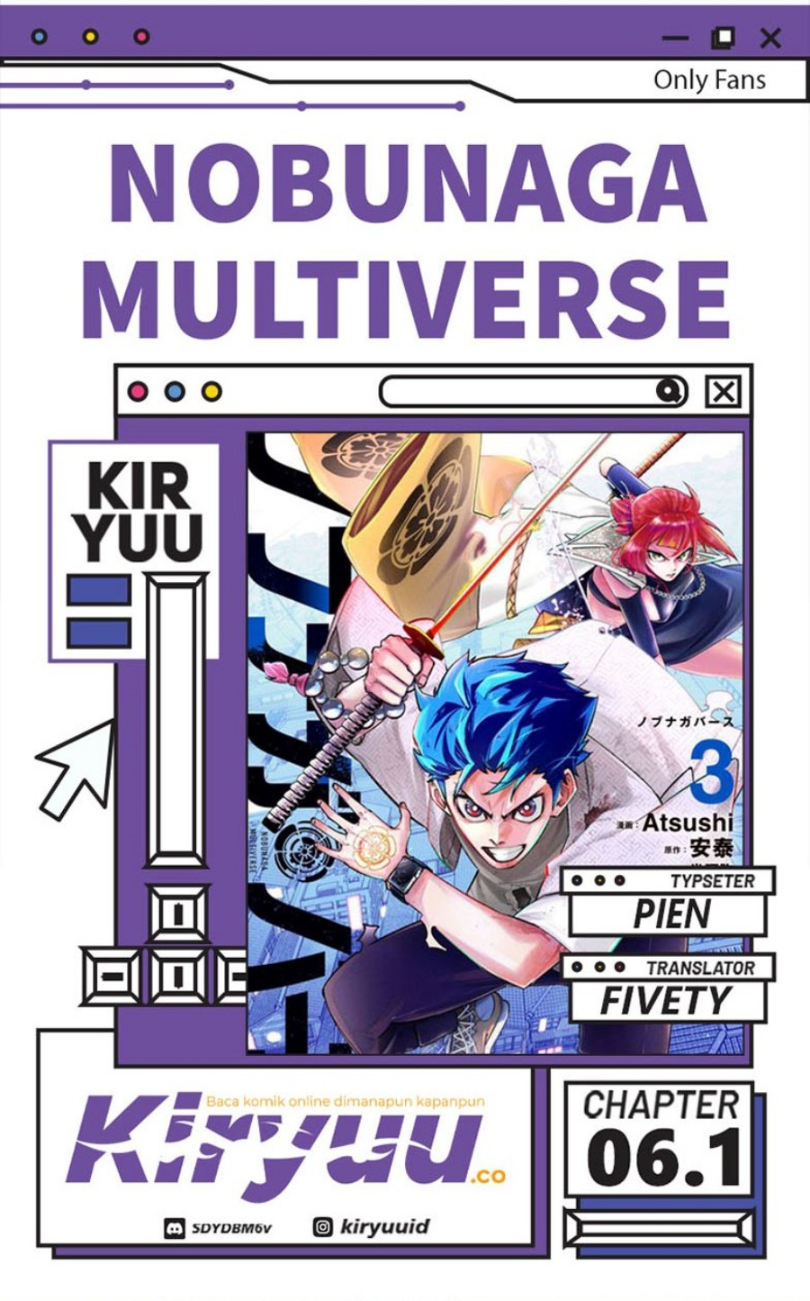 Komik Nobunaga Multiverse Chapter 06.1 gambar nomor 1