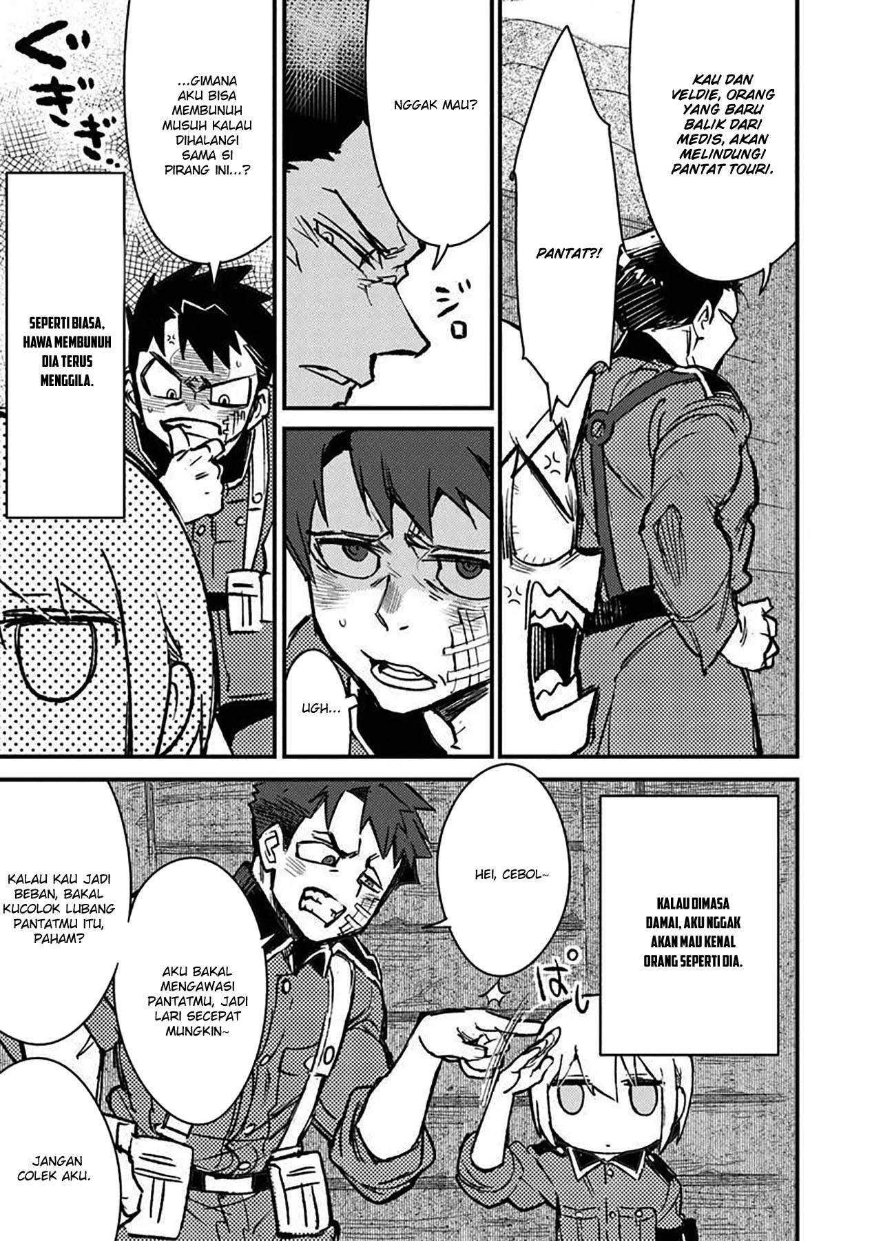 TS Eiseihei-san no Senjou Nikki Chapter 12 Gambar 17