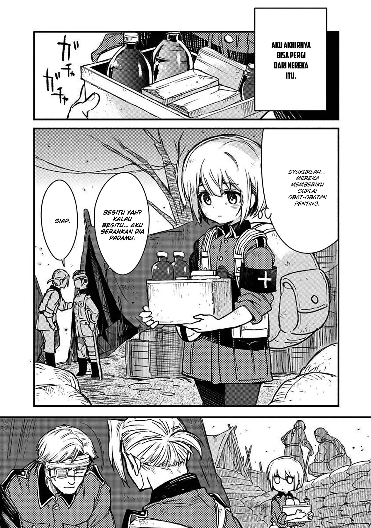 TS Eiseihei-san no Senjou Nikki Chapter 12 Gambar 11