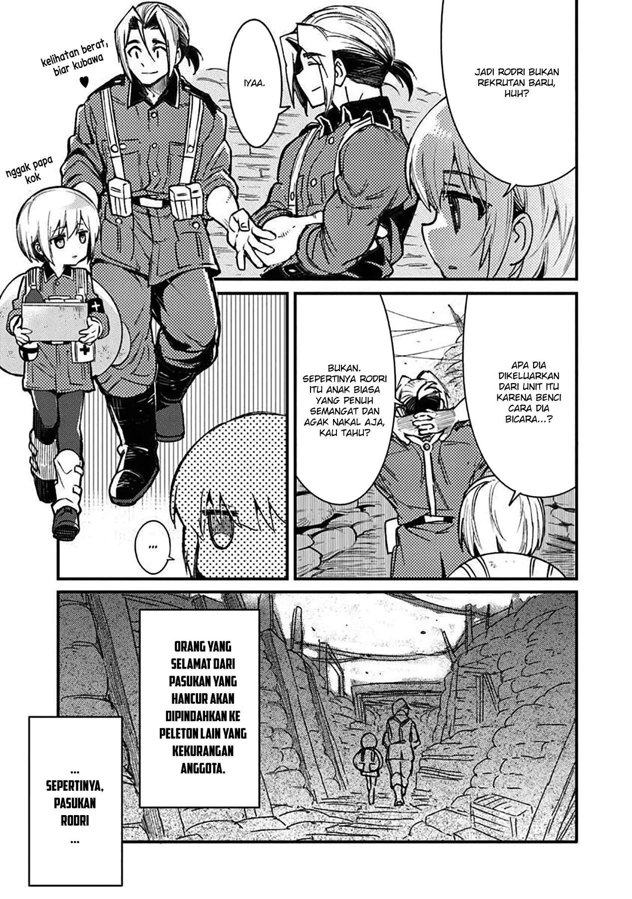 TS Eiseihei-san no Senjou Nikki Chapter 12 Gambar 13