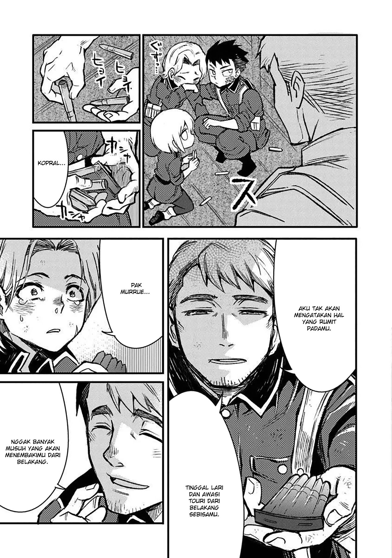 TS Eiseihei-san no Senjou Nikki Chapter 12 Gambar 27